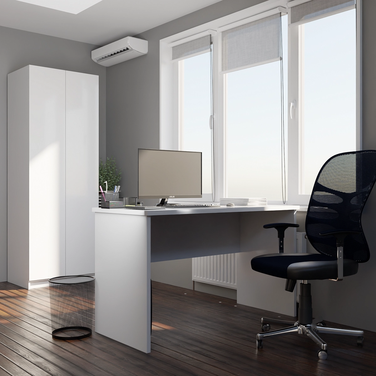 Стол OFFICE серый